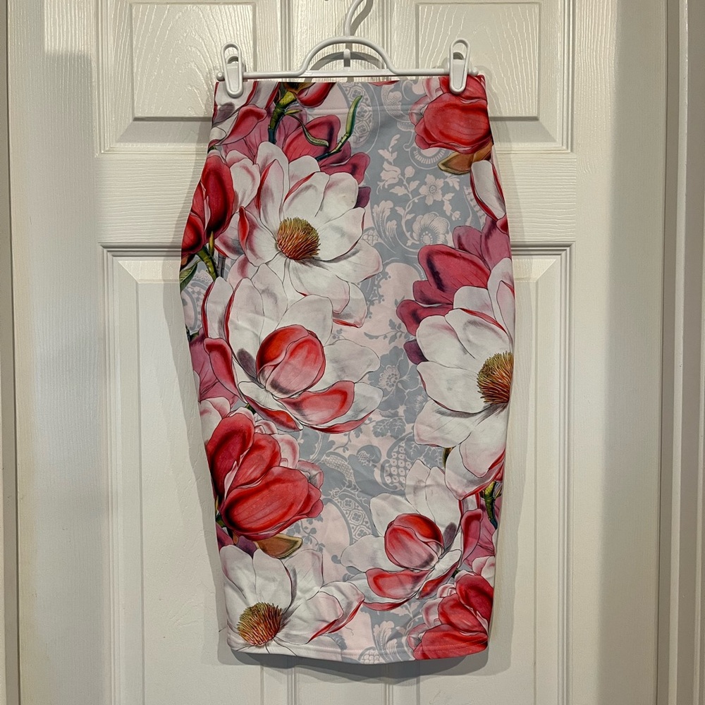 Black Milk Clothing Magnolia Pencil Midi Skirt S - Picture 2 of 4
